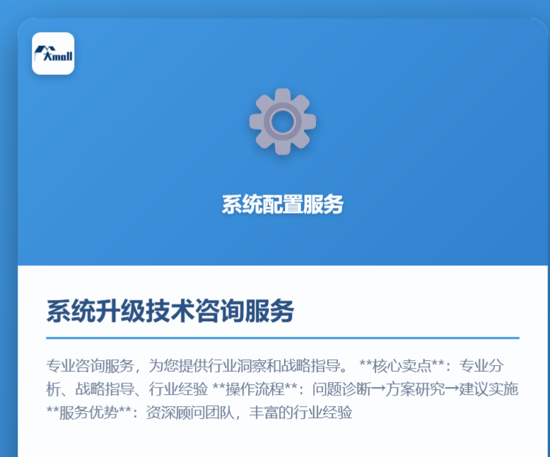 系统升级技术咨询服务